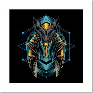 cool anubis Posters and Art